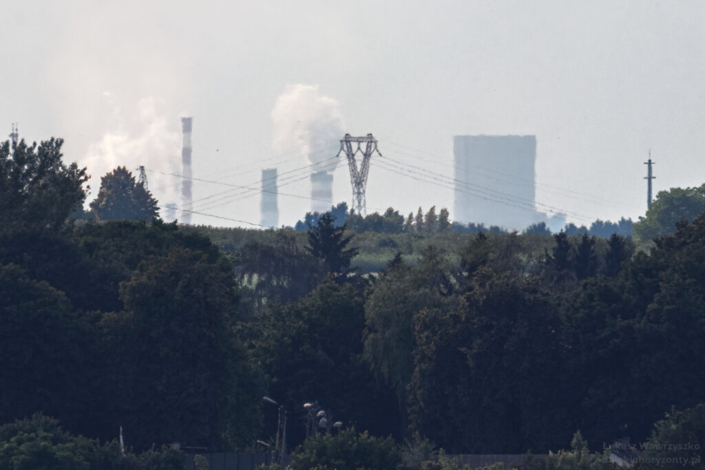 Elektrownia Kozienice widziana z Buchałowic