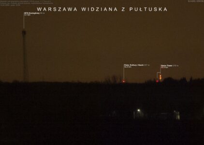 Warszawa z Pułtuska (fot. Kamil Siwek)